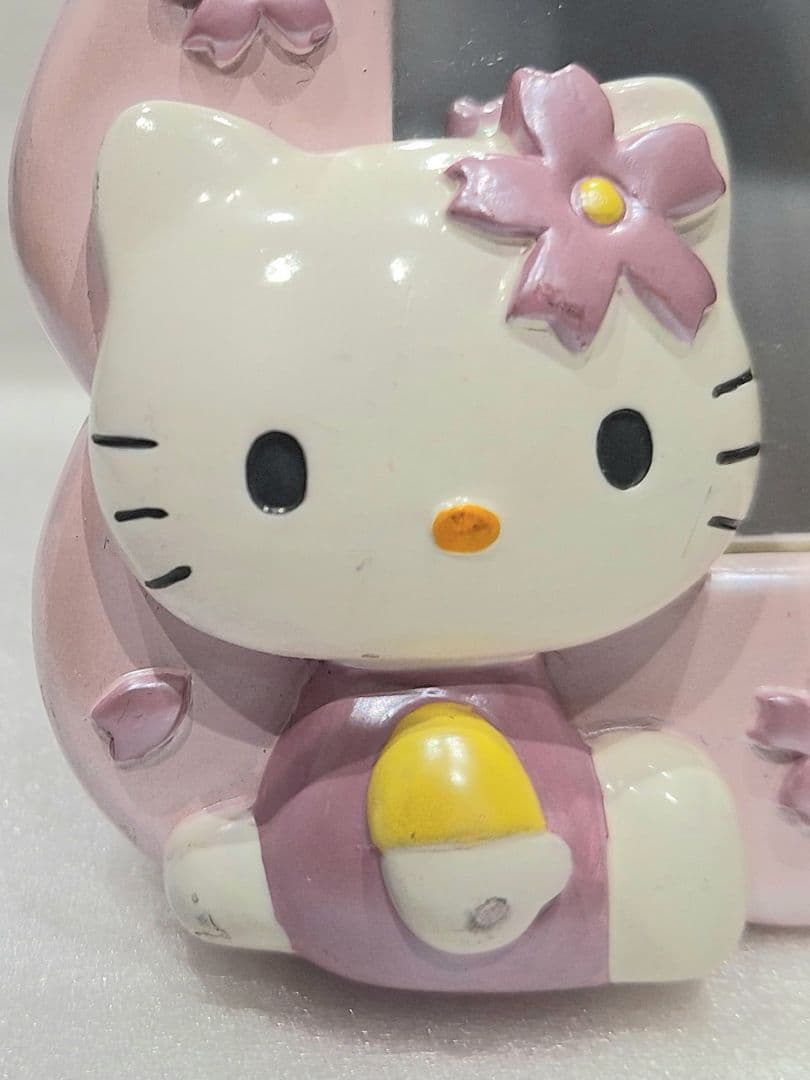 ハロー キティ 1999 桜 スタンド ミラー 卓上 鏡 平成レトロ 激レア