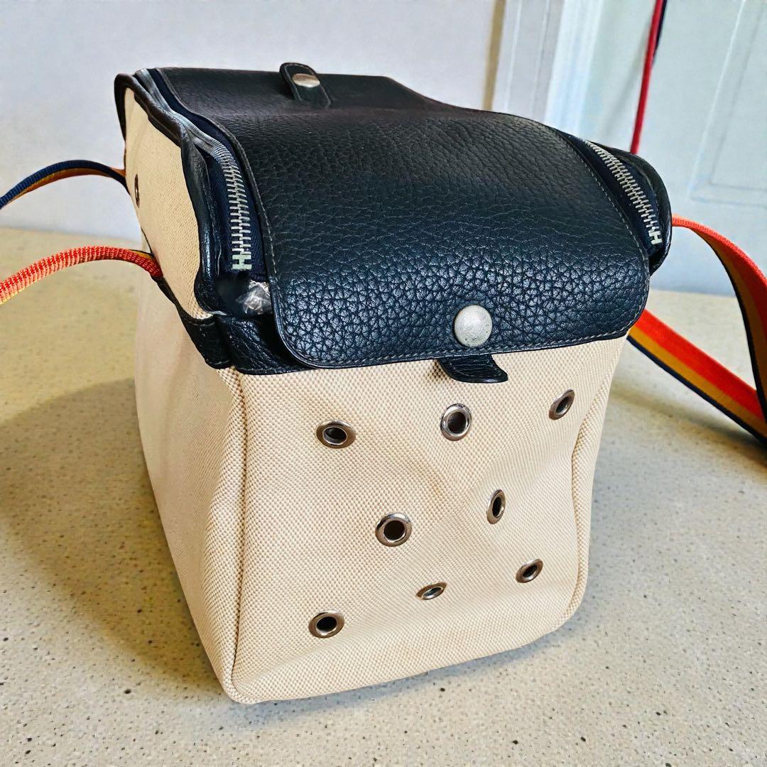 HERMES エルメス　サックドトランスポールシアン　ペットキャリーバッグ