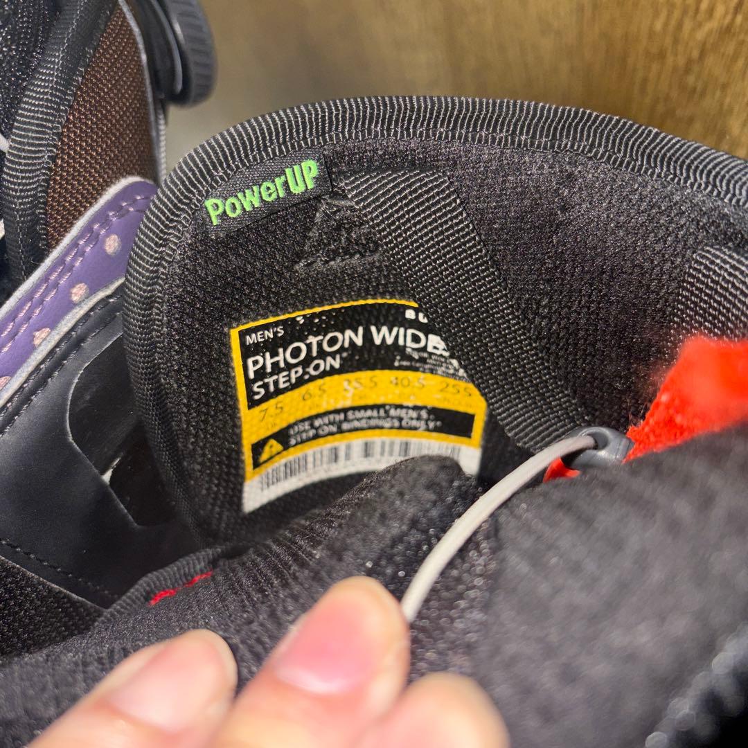 バートン　ステップオン　photon wide 25.5 ビンディングセット