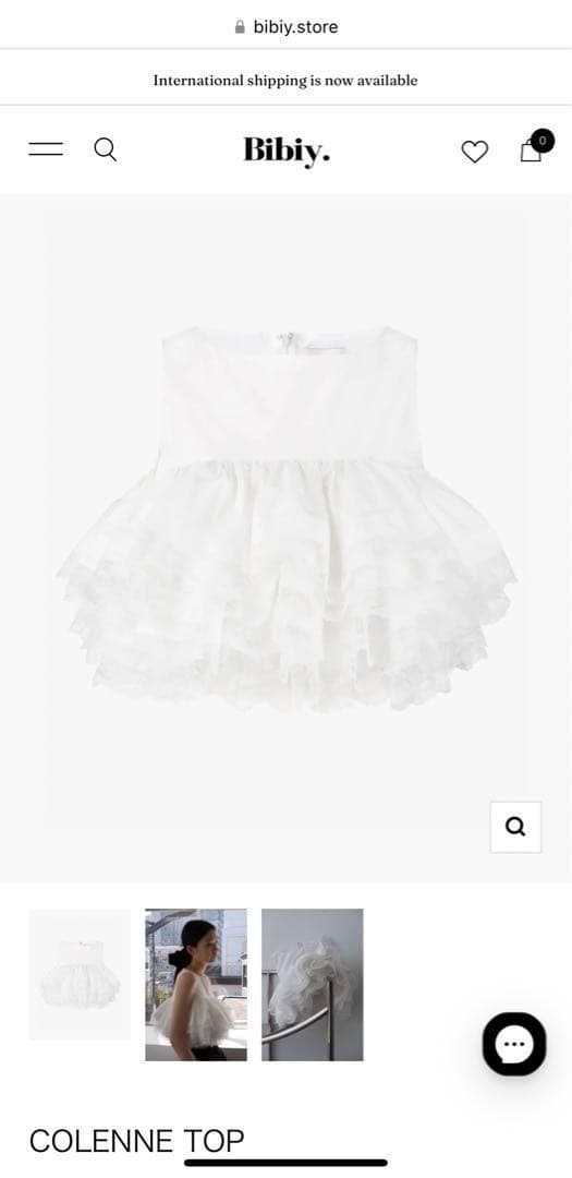 【新品未使用】正規品！Bibiy. COLENNE TOP