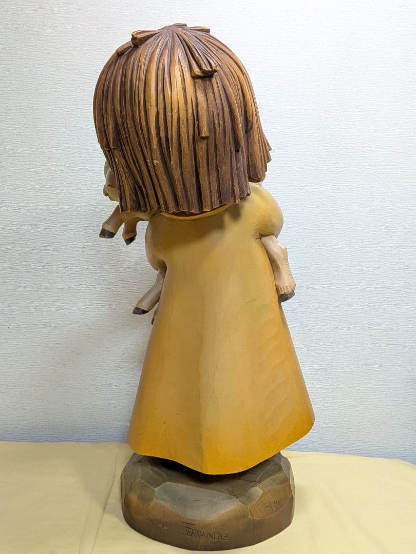 アンリ木彫り人形 Juan Ferrandiz作 高さ51cm