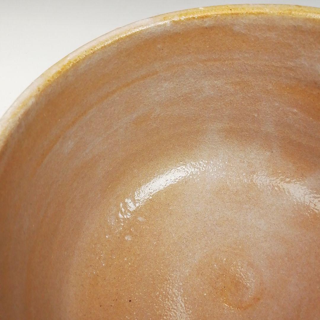 Ｓ８３１　茶碗　『色繪　月波図』『粟生屋　六世　中村東洸造』　共箱　茶道具