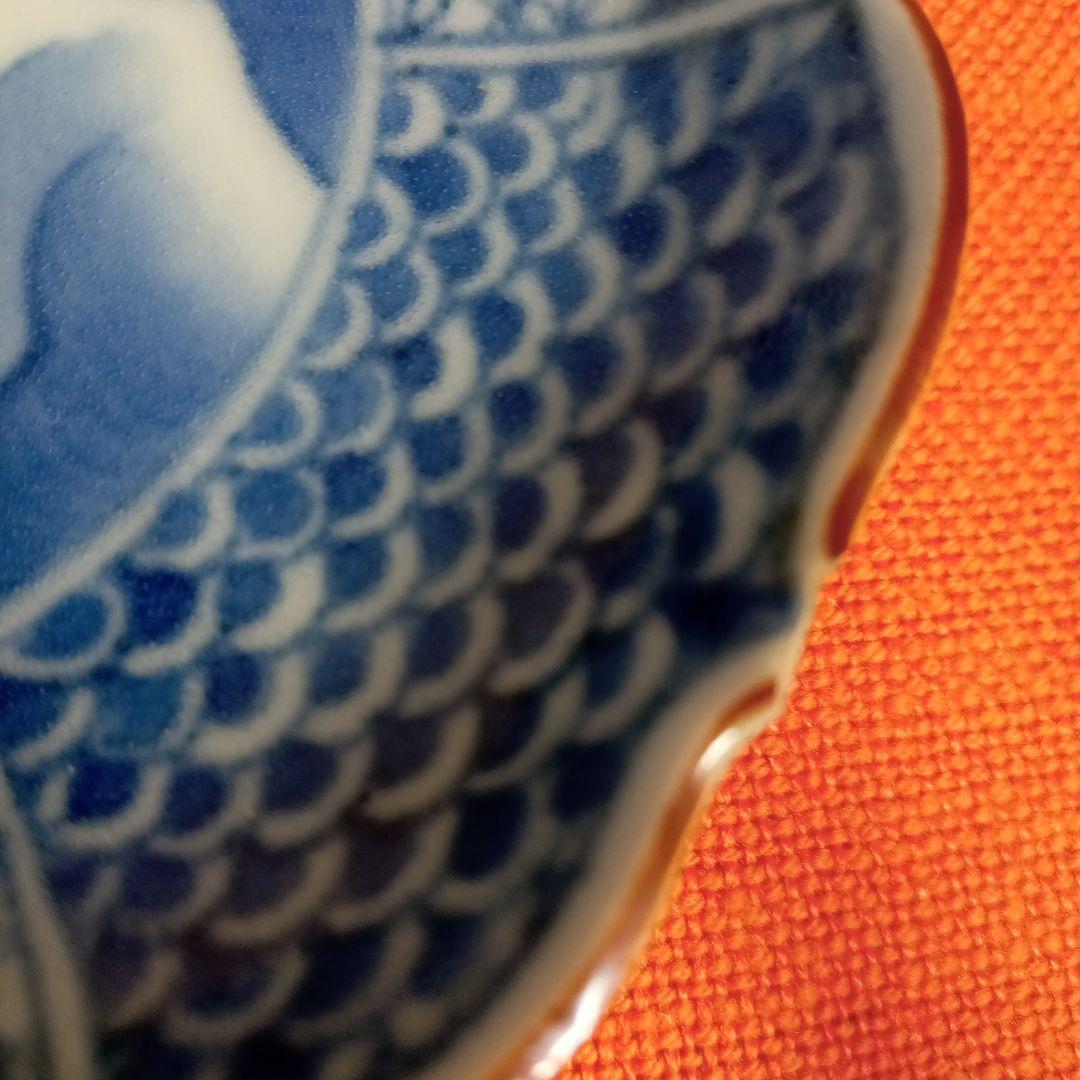 骨董品　明時代、桃山時代　古染付　染付小皿　2枚