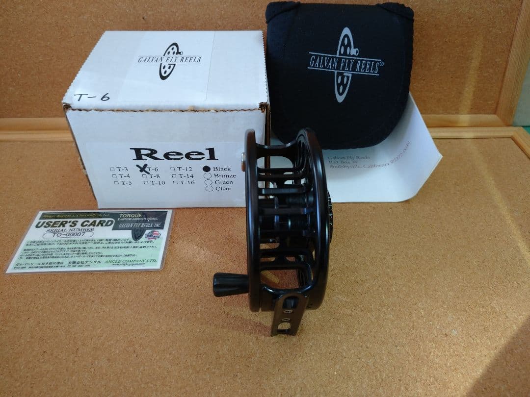 ガルバン フライリール トルクシリーズ ブラック T－６ ラージアーバー 新品