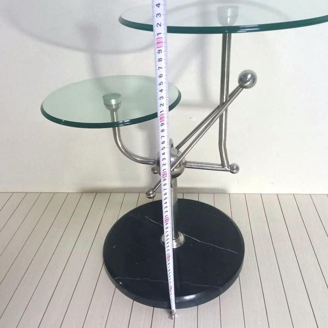 ミッドセンチュリー　ガラス　コーヒーテーブル