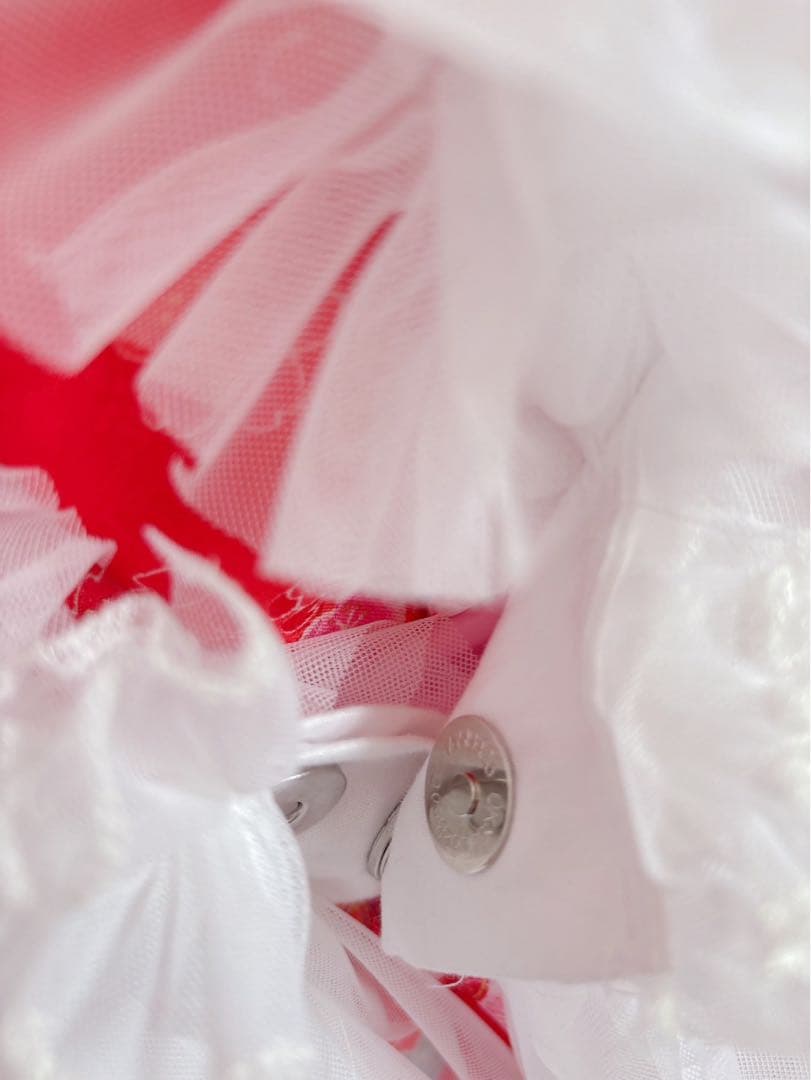 七五三✳︎チュール被布　被布エプロン　ドレス　 ハンドメイド✨