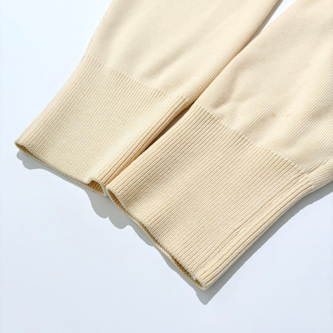 【近年モデル】MONCLER カーディガン ダウン 切替 ベージュ XS