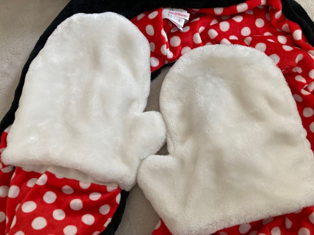 【美品】ディズニー ミニー マフラーファンキャップ