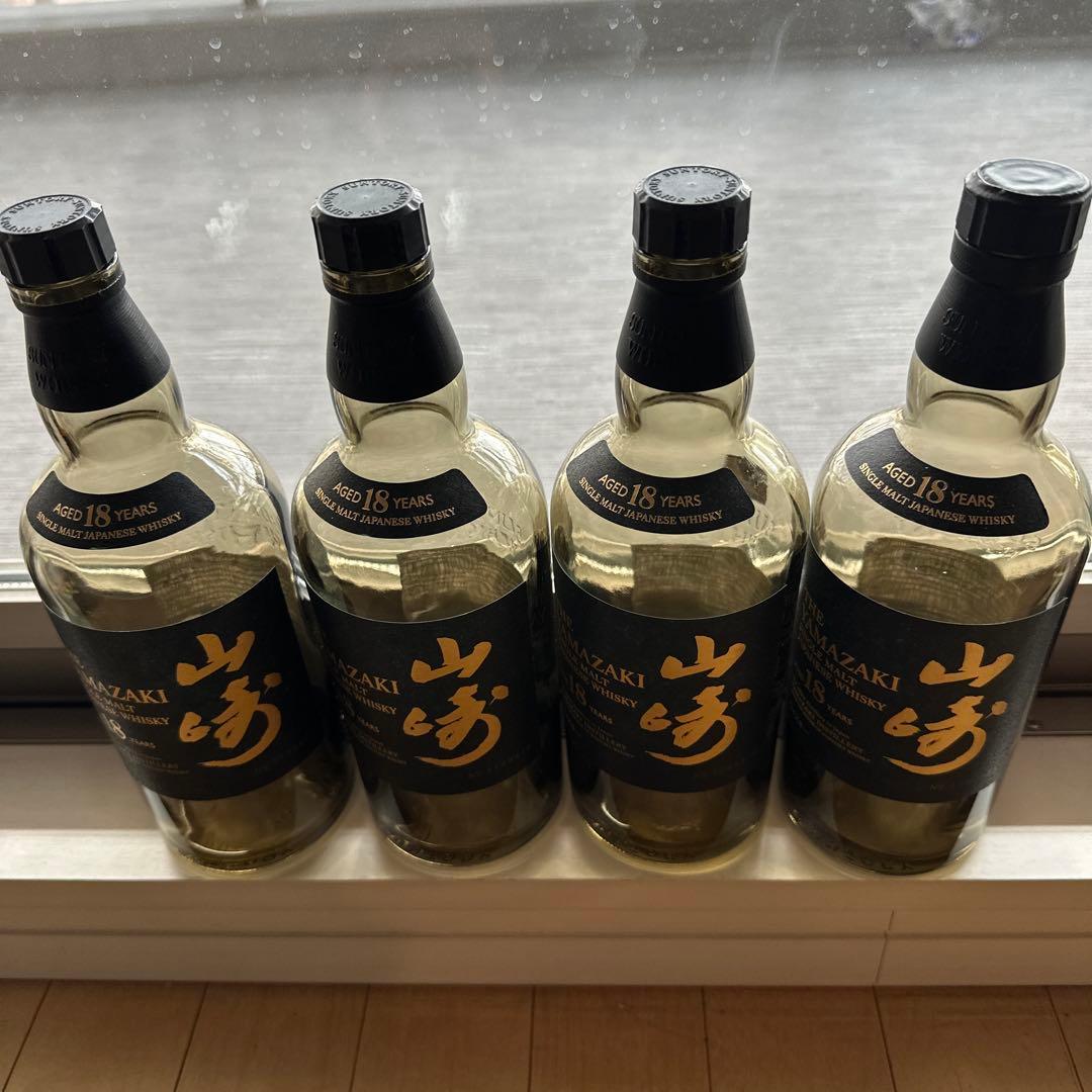 今だけ‼️価格そのまま❗️箱プレゼント　　　山崎18年　12本　空瓶