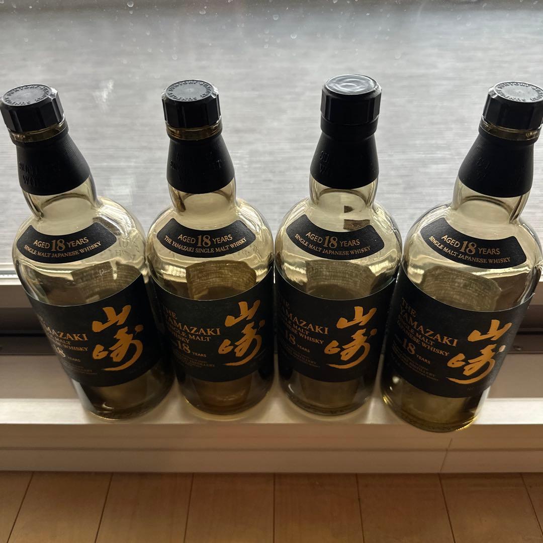 今だけ‼️価格そのまま❗️箱プレゼント　　　山崎18年　12本　空瓶