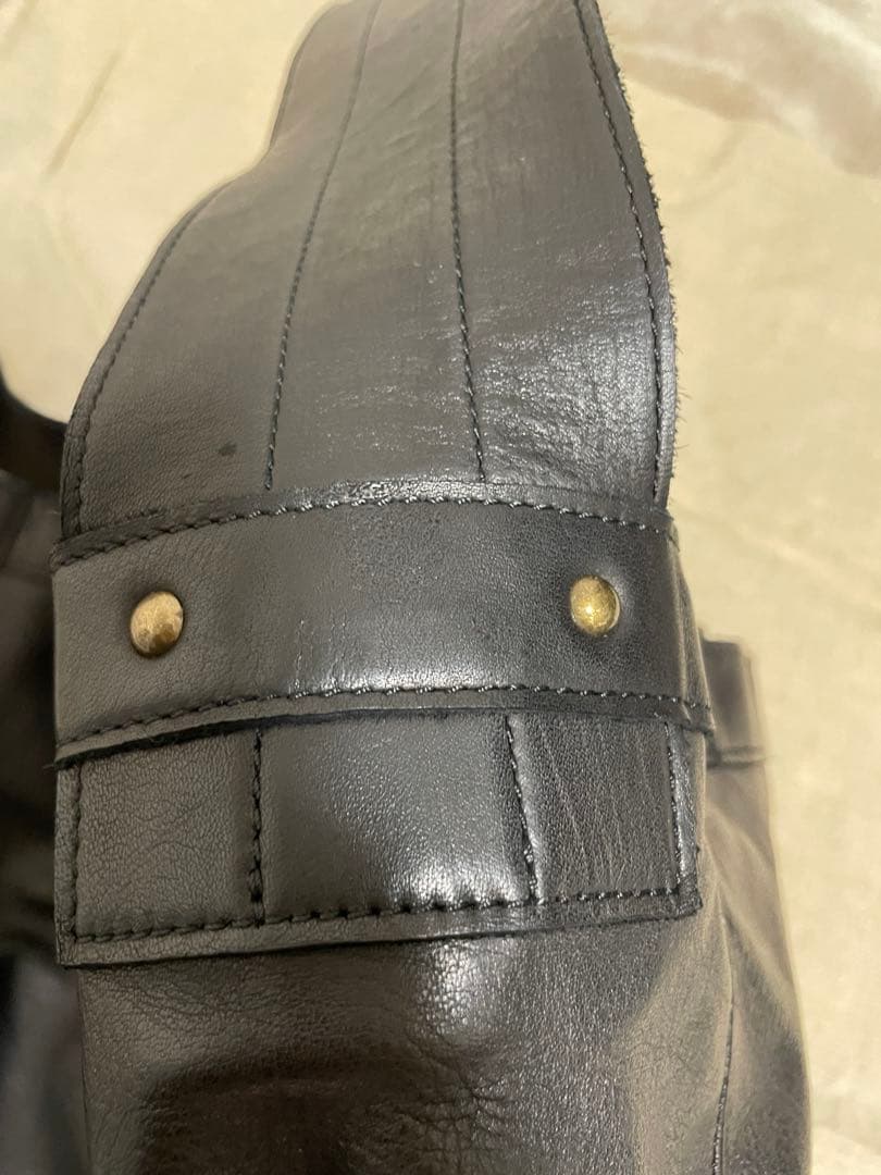 tenon ニュースペーパーバッグ BLACK