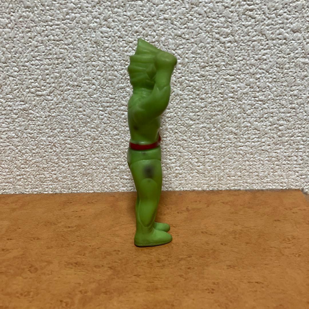 【当時物】トリプルファイター グリーンファイター フィギュア 昭和レトロ ソフビ