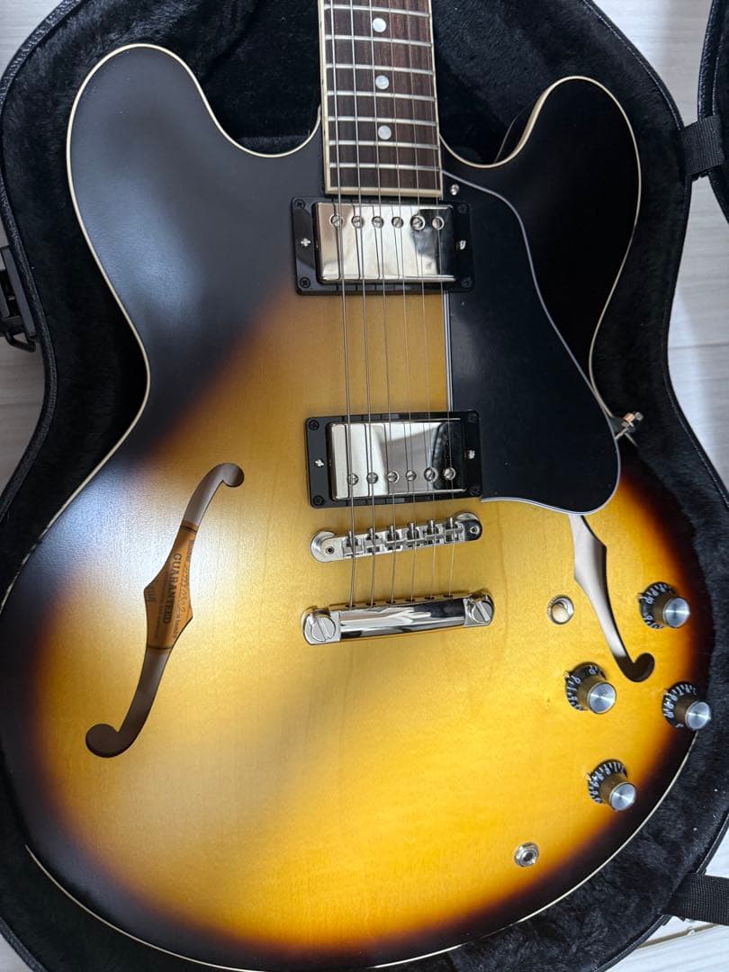 ギター Gibson ES-335 satin vintage burst