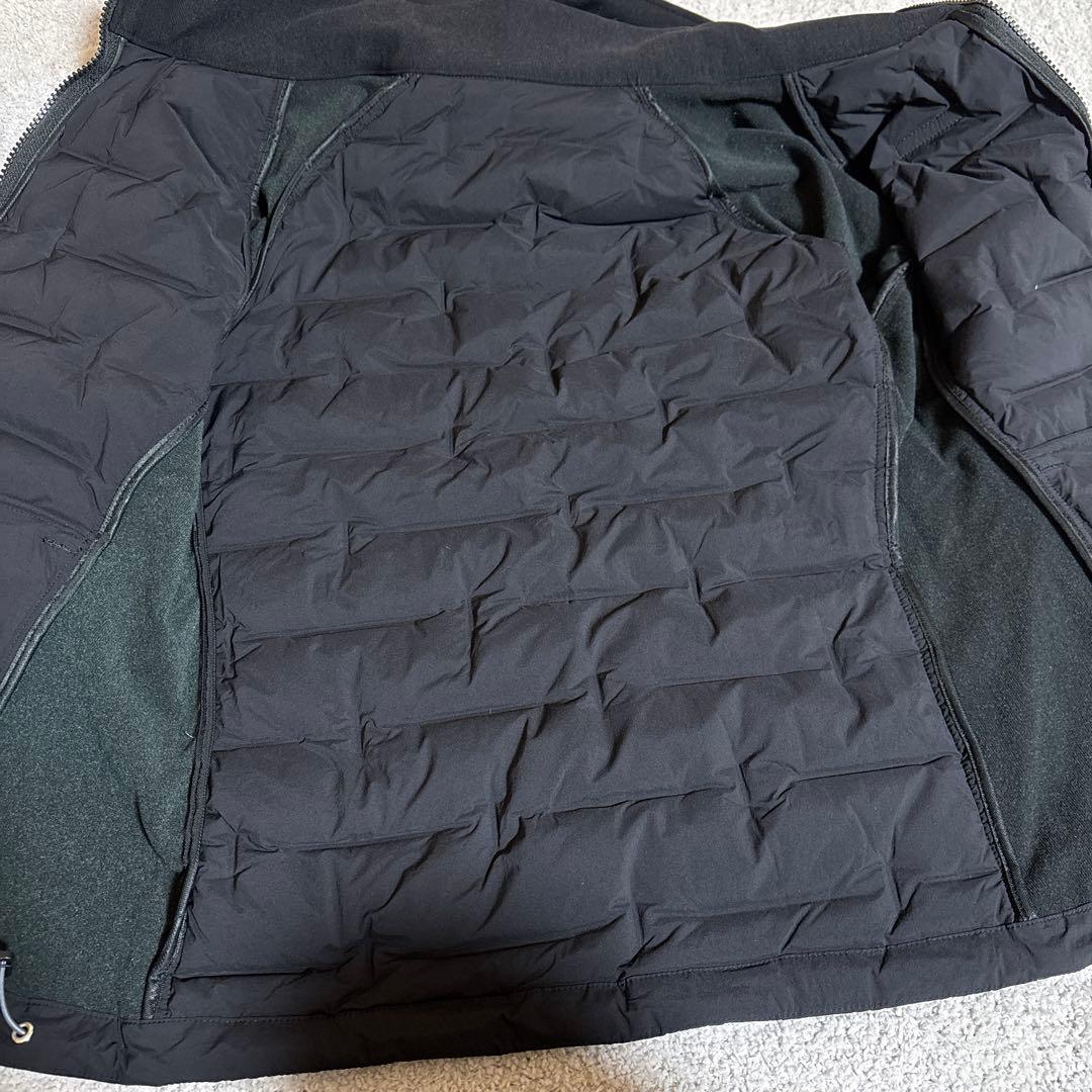 ブリーフィングゴルフ☆ハイブリッドダウンジャケットM ブラック