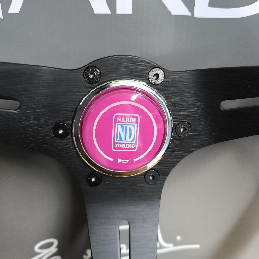 ナルディNARDI タイプ　ピンク　85mmディープ350mm