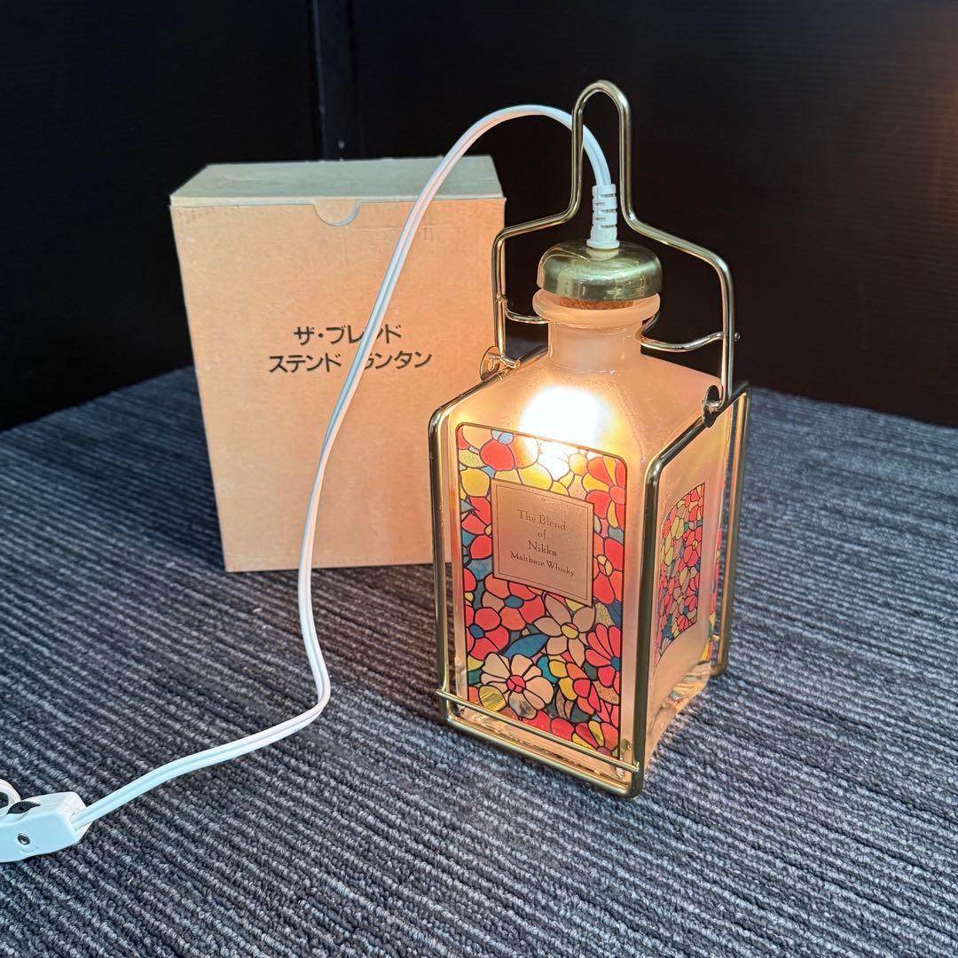 【極希少】非売品 ニッカウヰスキー ステンドランタン 販促用 昭和レトロ 箱付