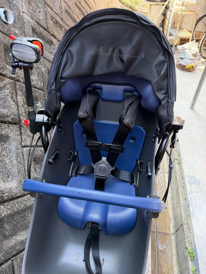 パナソニックミニDX チャイルドシート2台付き電動自転車