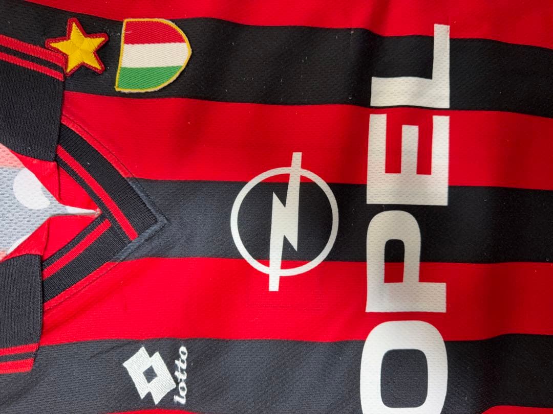 希少品　ACミラン 95-96 #18 ロベルト・バッジョ ロット 昇華プリント