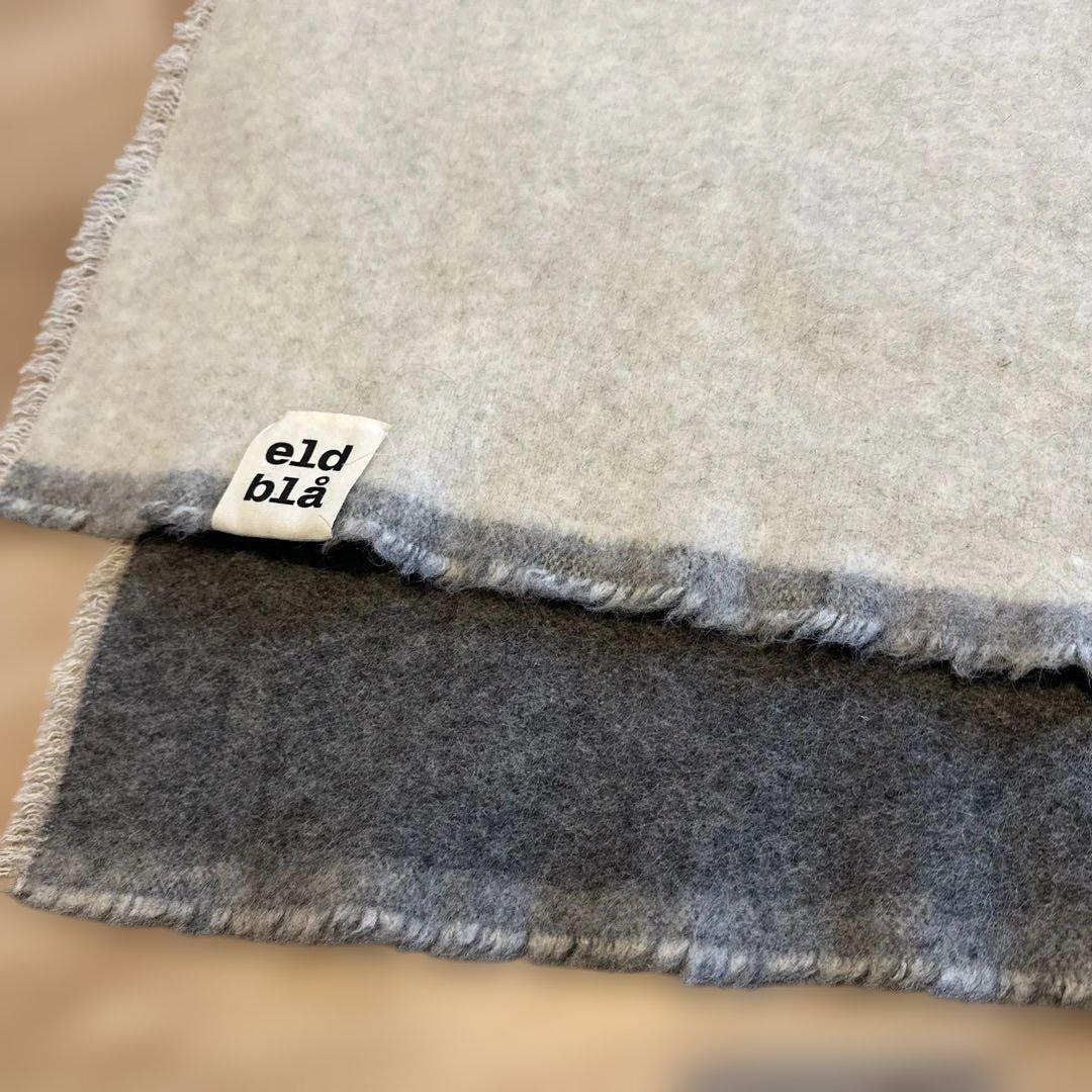 eld blå ブランケット　スゥエーデン製