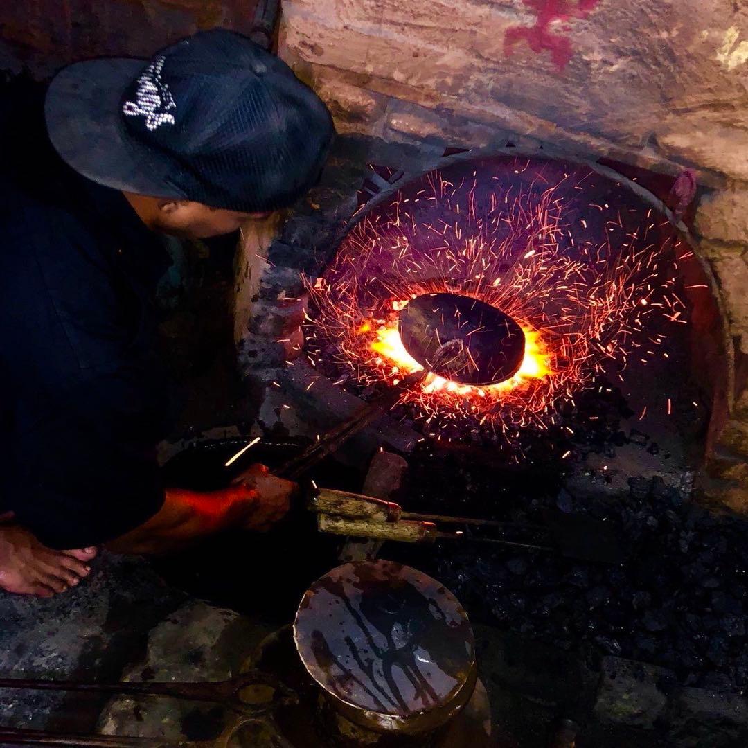 マットゴールド 19cm A音 シンギングボウル