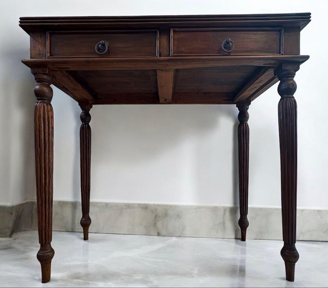 アンティーク コンソールテーブル 猫脚 机 デスク