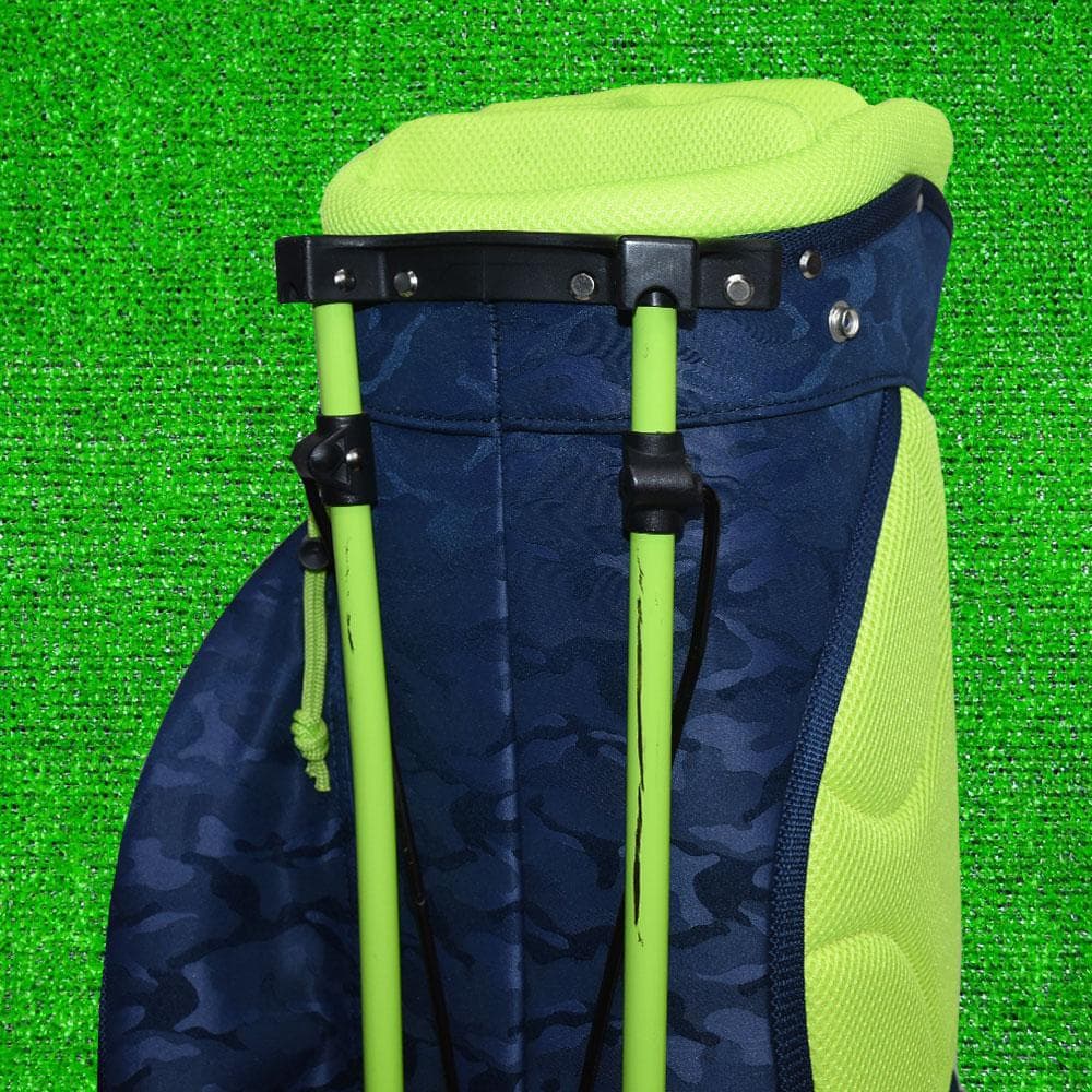 AZROF/アズロフ ゴルフ スタンド式 キャディバッグ【ブルーカモ】美品！