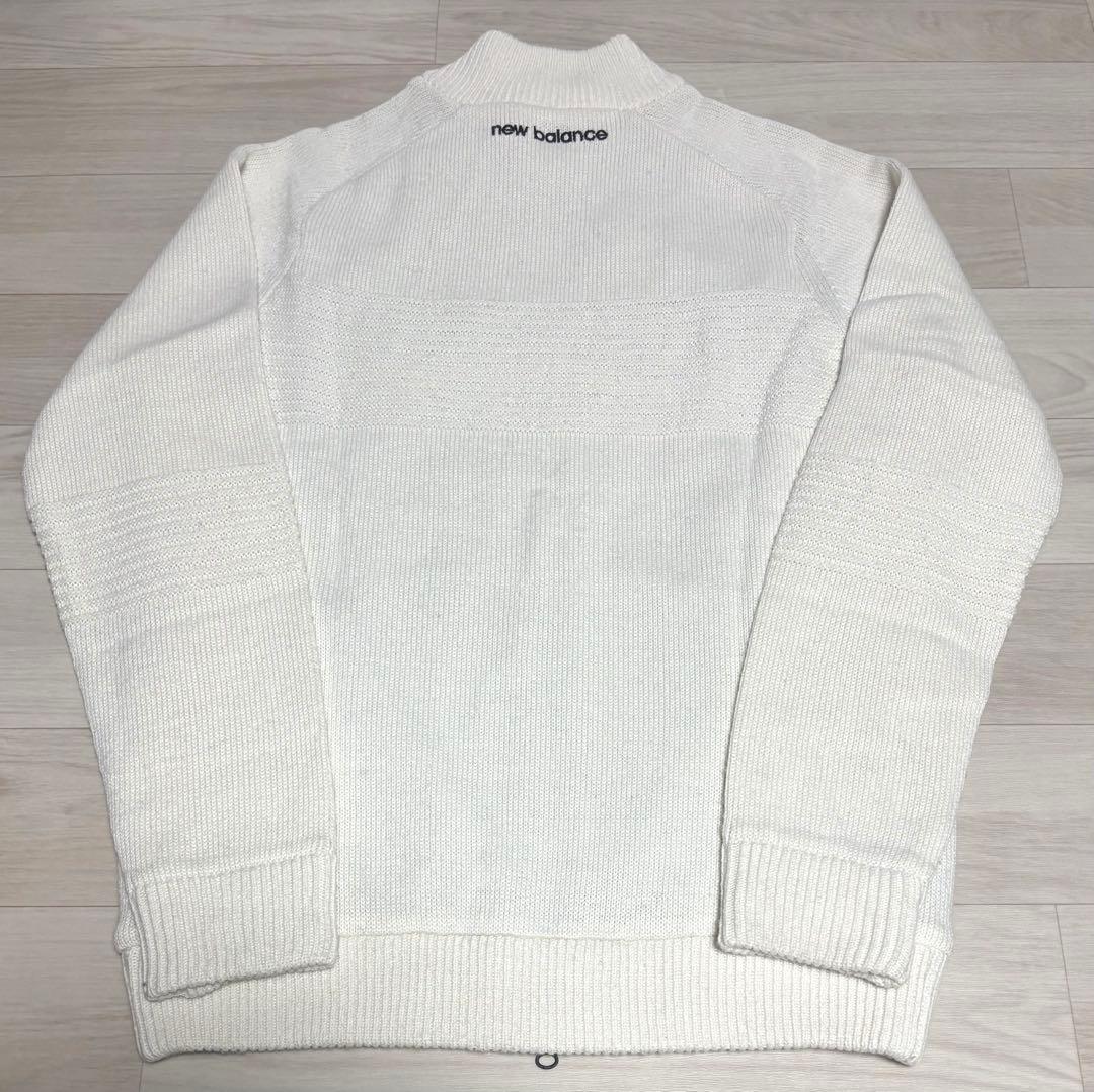 ニューバランス ゴルフ ニットブルゾン ウェア XLサイズ ホワイト 新品
