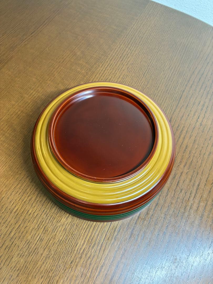 平安 三上揚光堂　漆器　古満　菓子器　食籠