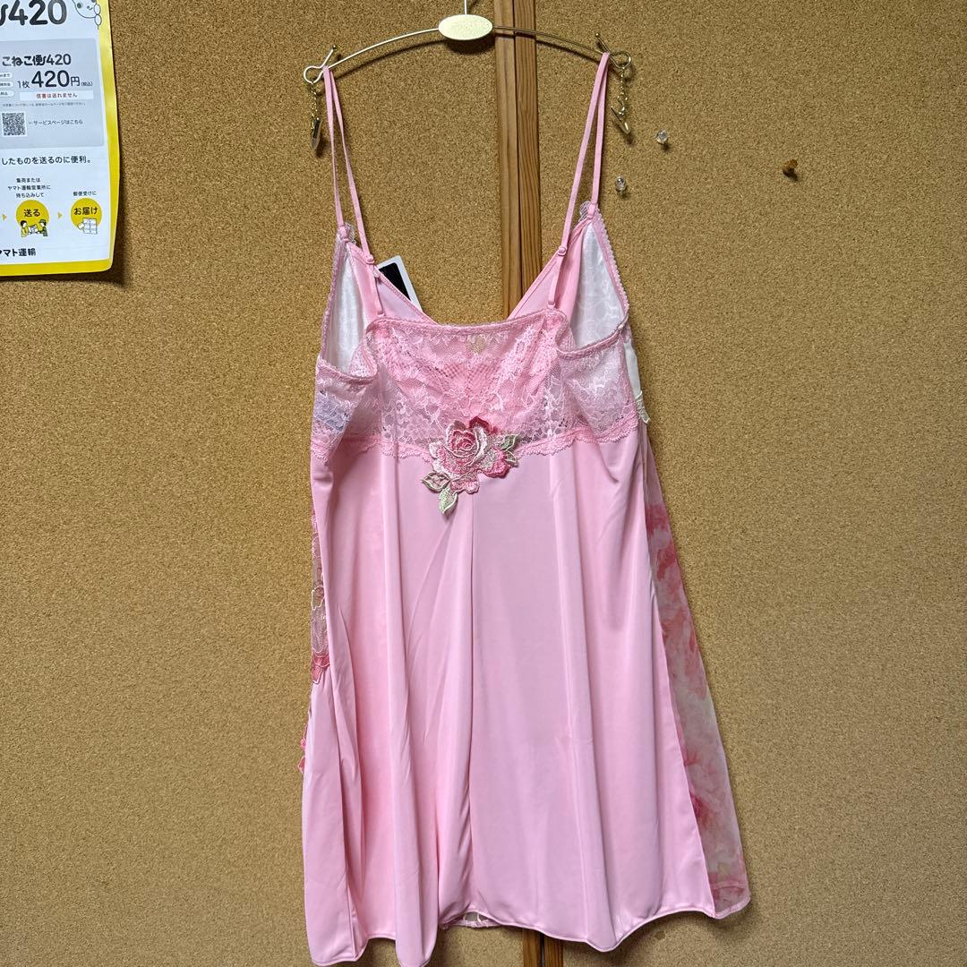 Salute 花柄レース キャミソール L-80 ピンク