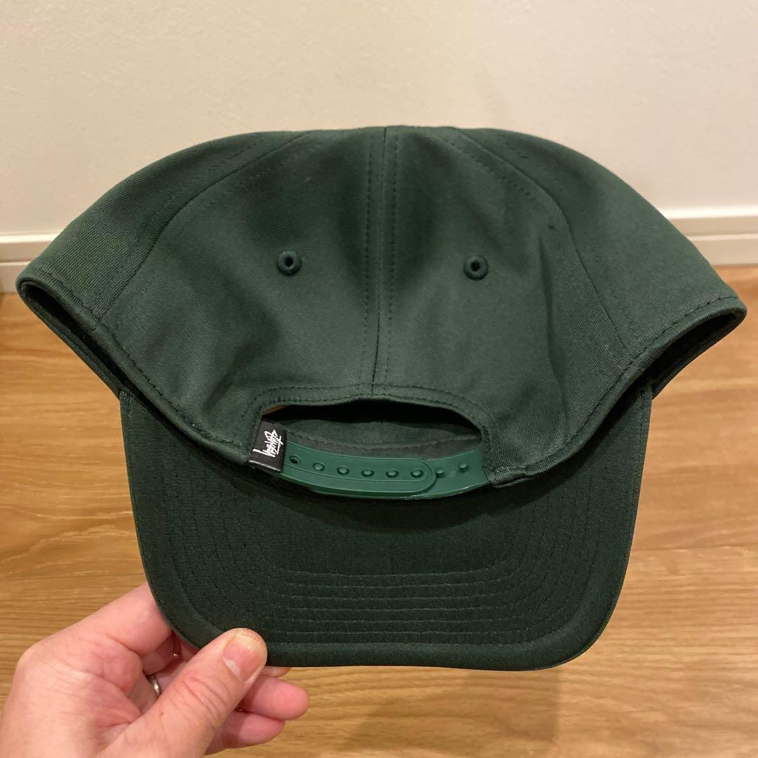 stussy large s cap green ステューシー　グリーン