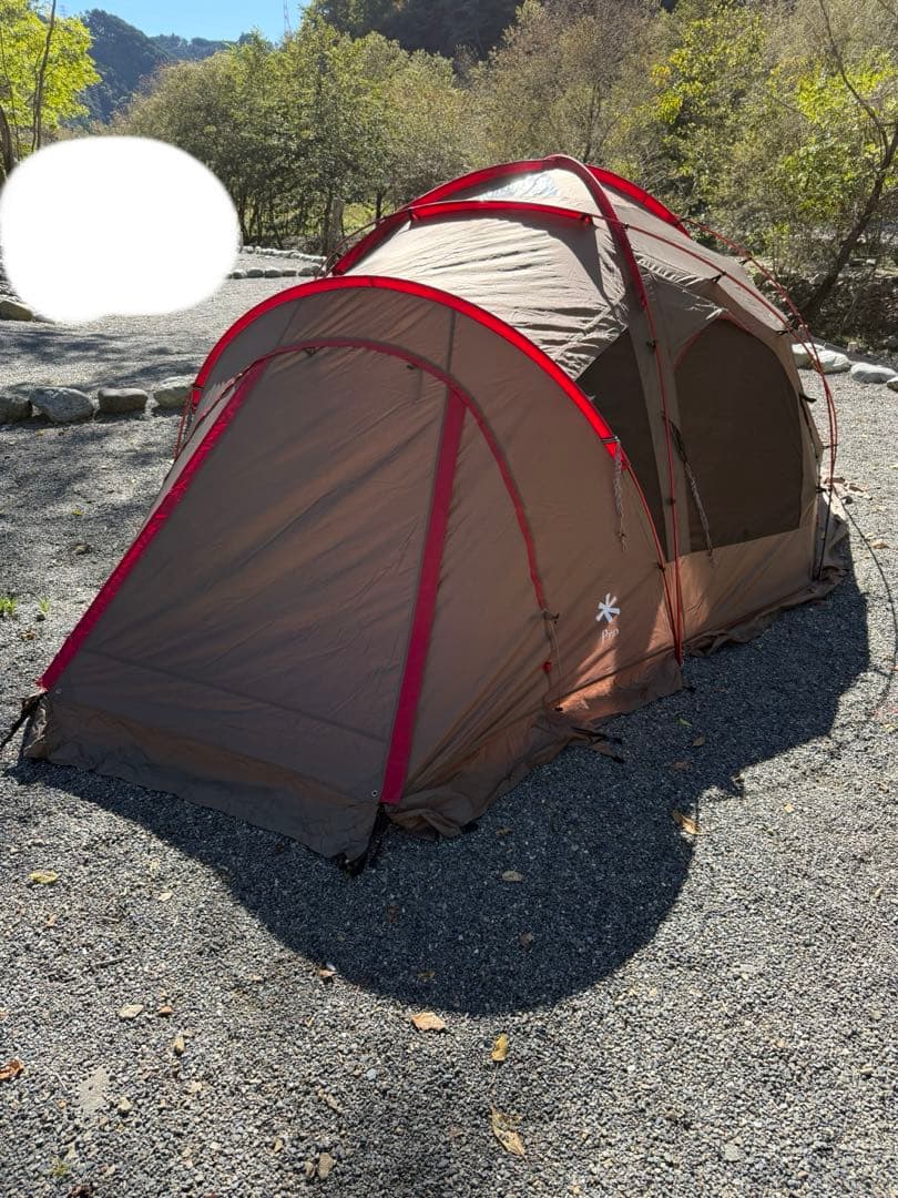 【美品】スノーピーク ドックドームPro.6 SD-506 シールドルーフ付き