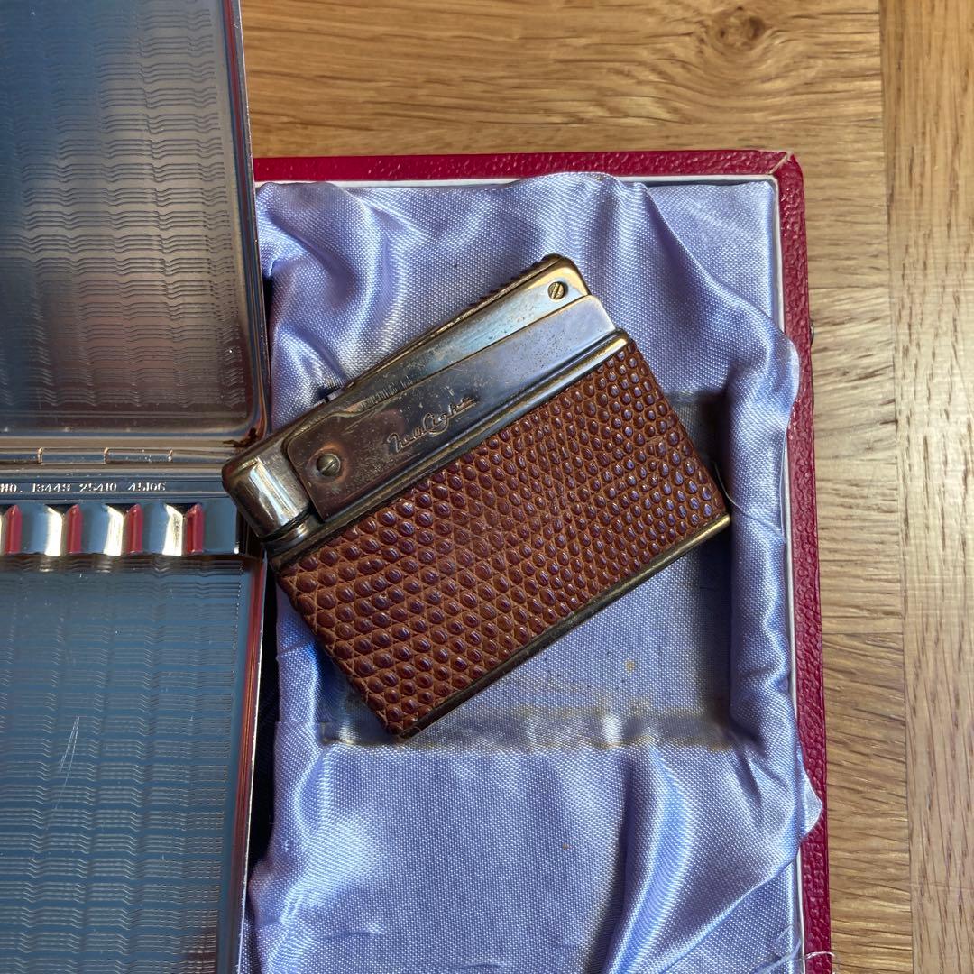 #昭和レトロ　#ARROW NEW LIGHT オイルライター&タバコケース