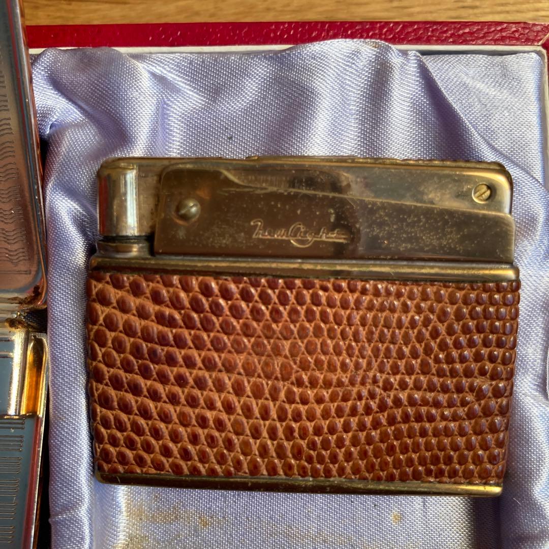 #昭和レトロ　#ARROW NEW LIGHT オイルライター&タバコケース