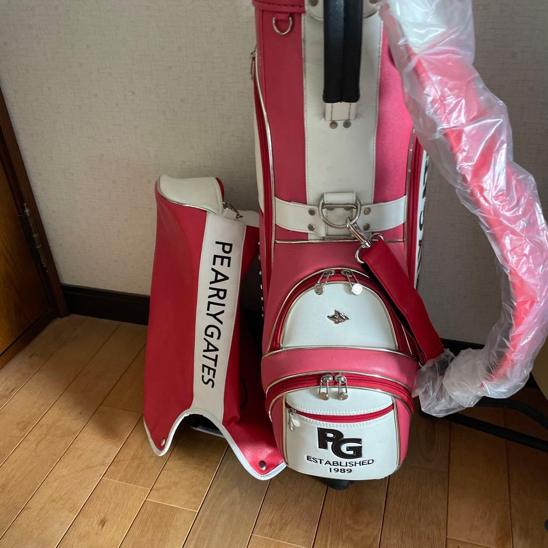 PEARLY GATES ピンクキャディバッグ