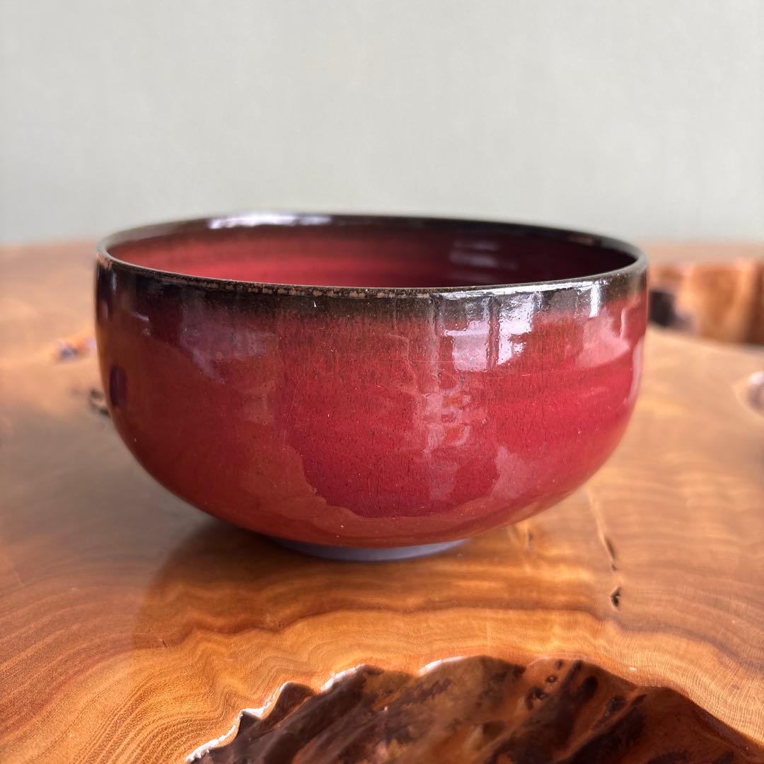 奄美大島 抹茶碗 茶道具 共箱（70t）