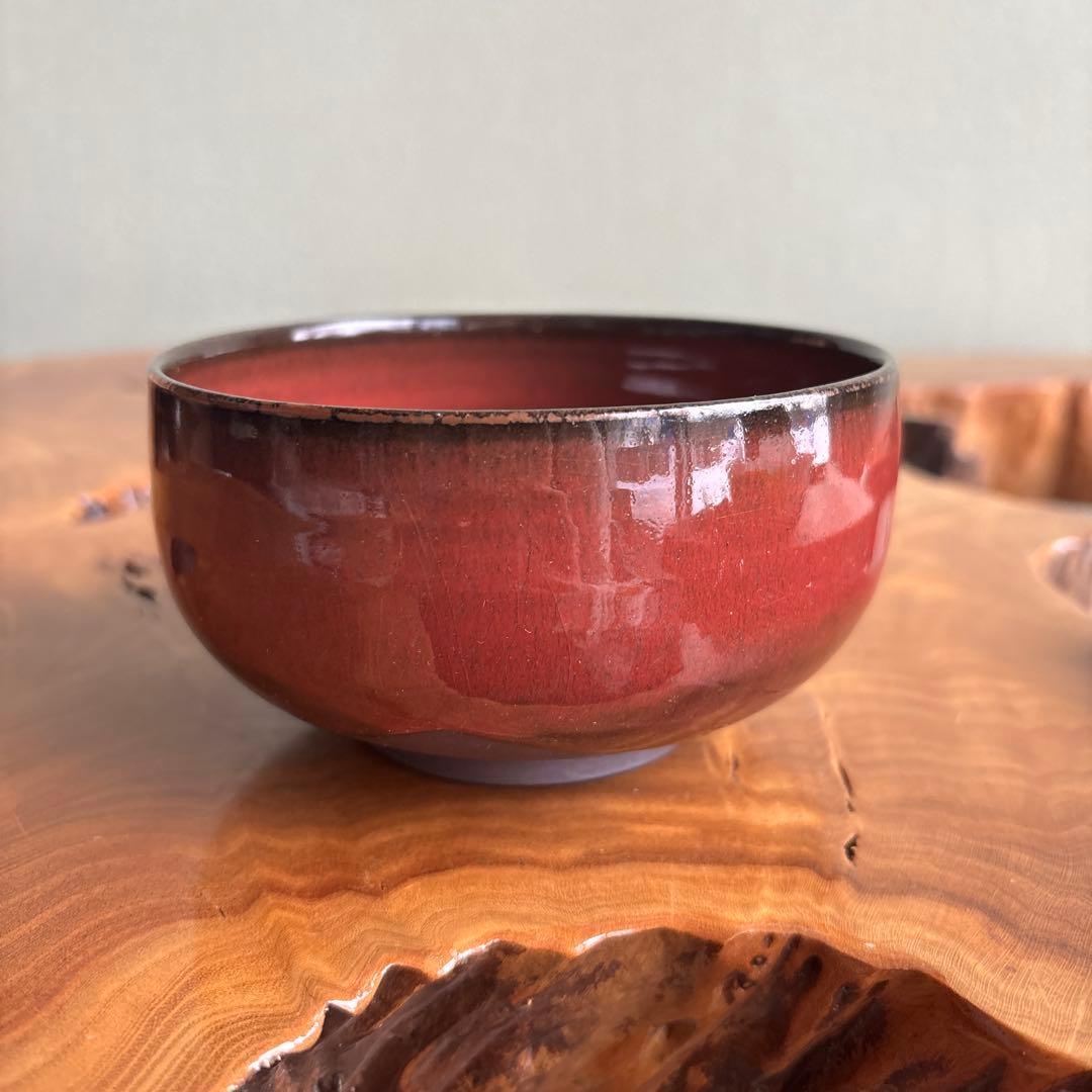 奄美大島 抹茶碗 茶道具 共箱（70t）