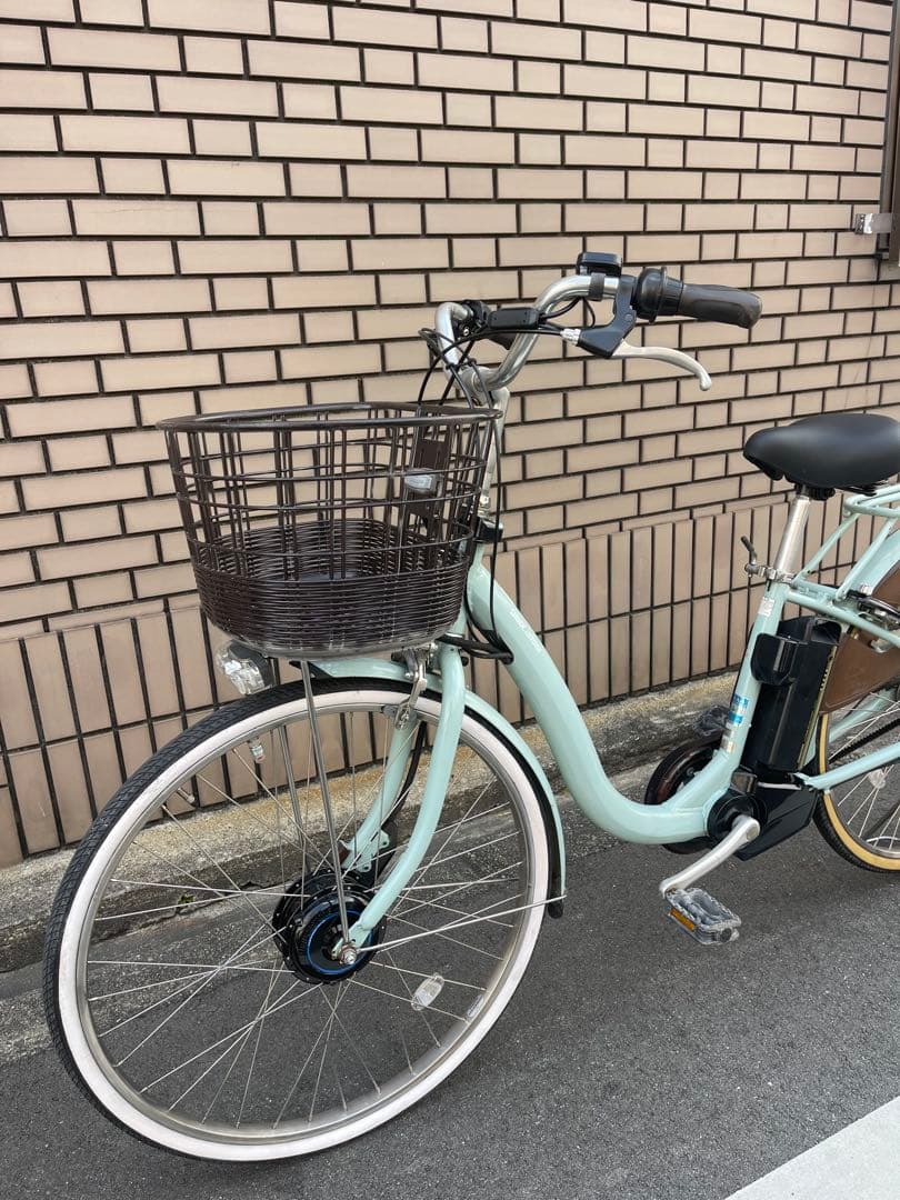 電動アシスト自転車 ミントグリーン 26インチ