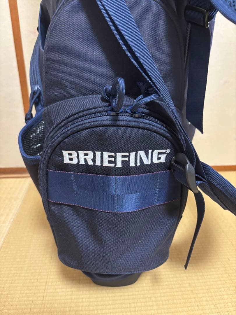 BRIEFING ネイビー CR-4 スタンドキャディバッグ