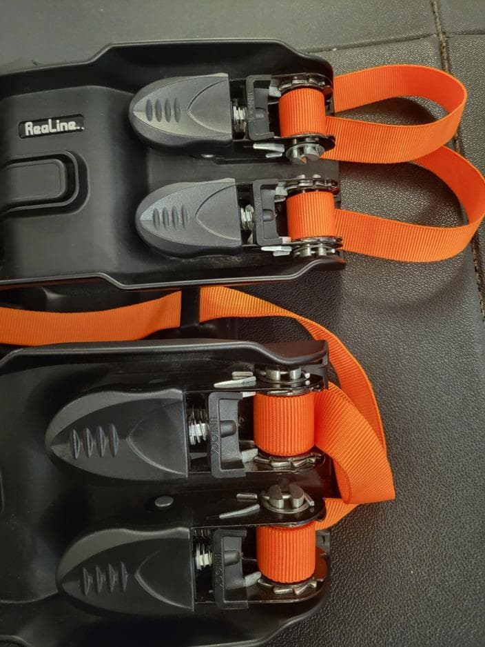 RealLine 　コア②　トレーニング・パワーベルト ブラック/オレンジ