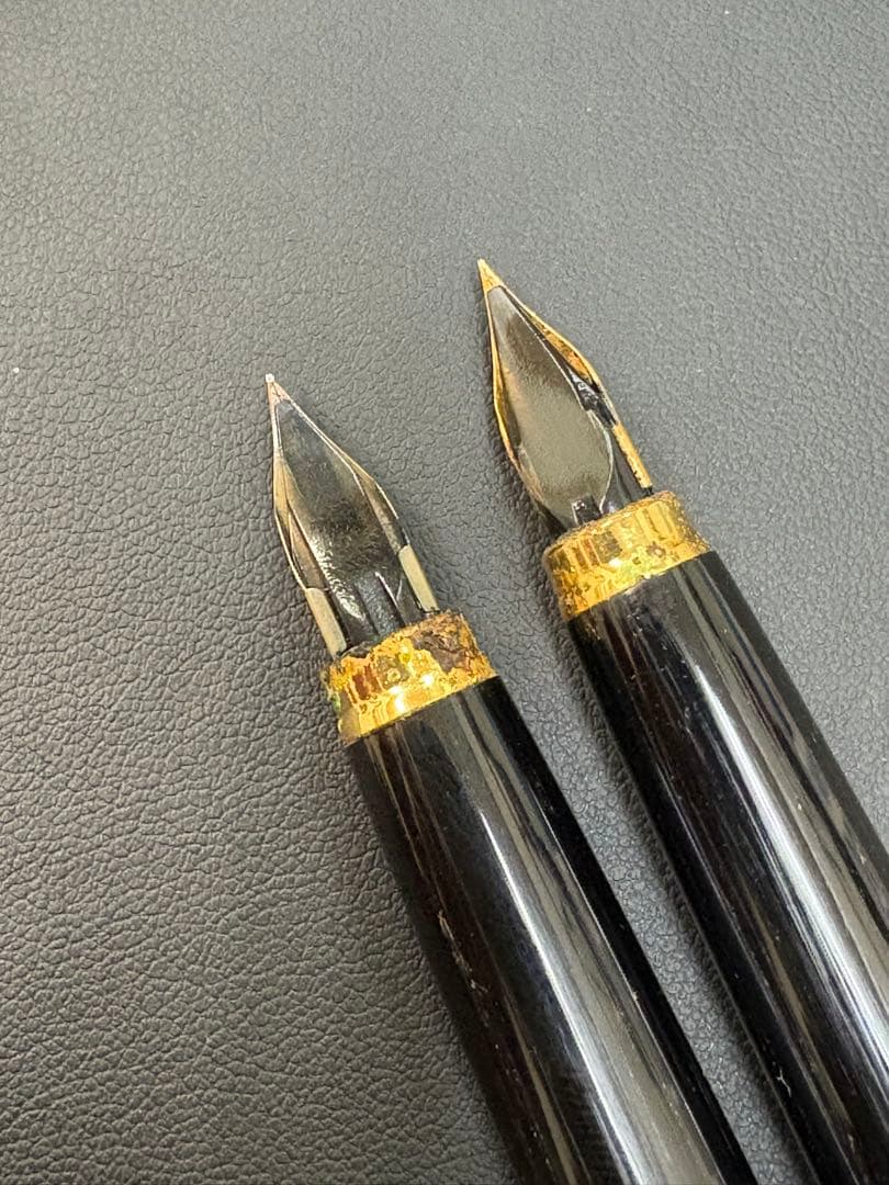 PLATINUM プラチナ 万年筆 ペン先 18K 14K 2本セット