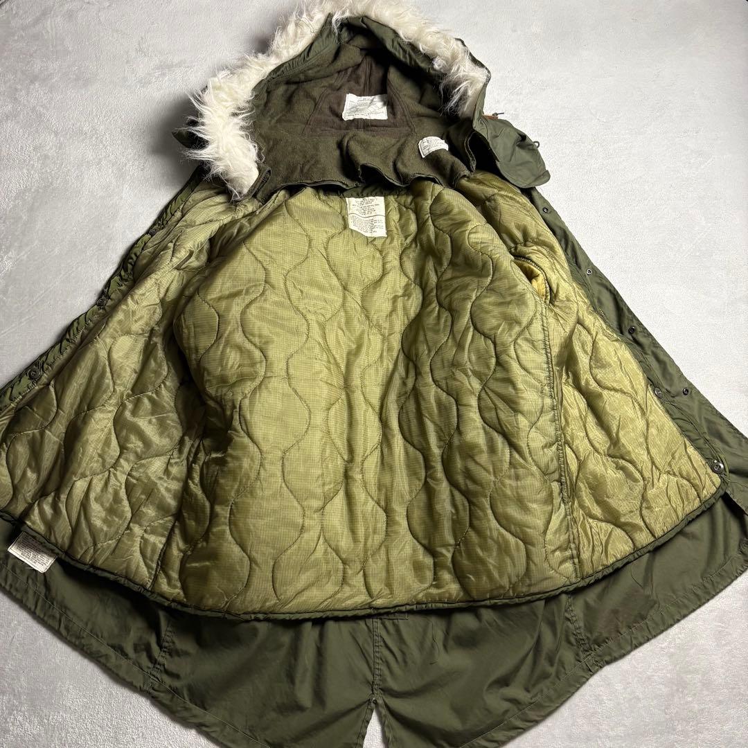 美品70s 実物　米軍　USARMY m65 フィッシュテールコート　フルセット