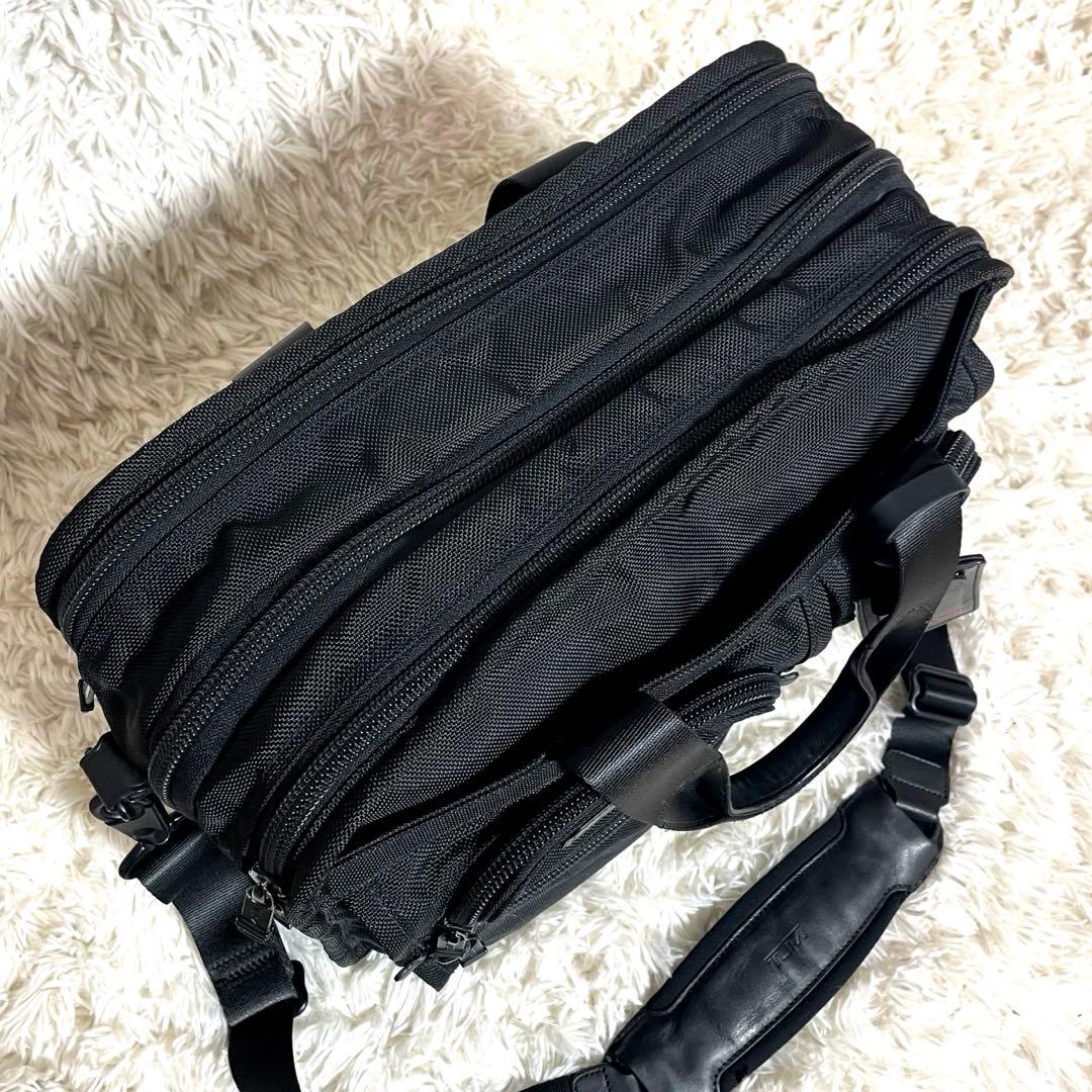 【美品】 TUMI アルファ エクスパンダブル ビジネスバッグ 26141DH