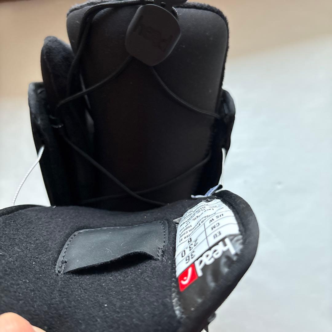 新品 スノーボードブーツ HEAD 23.0cm BOAシステム ブラック