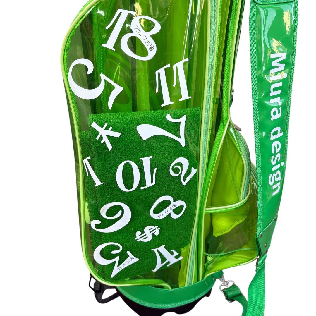 フランクミウラ Miura design ゴルフバッグ グリーン