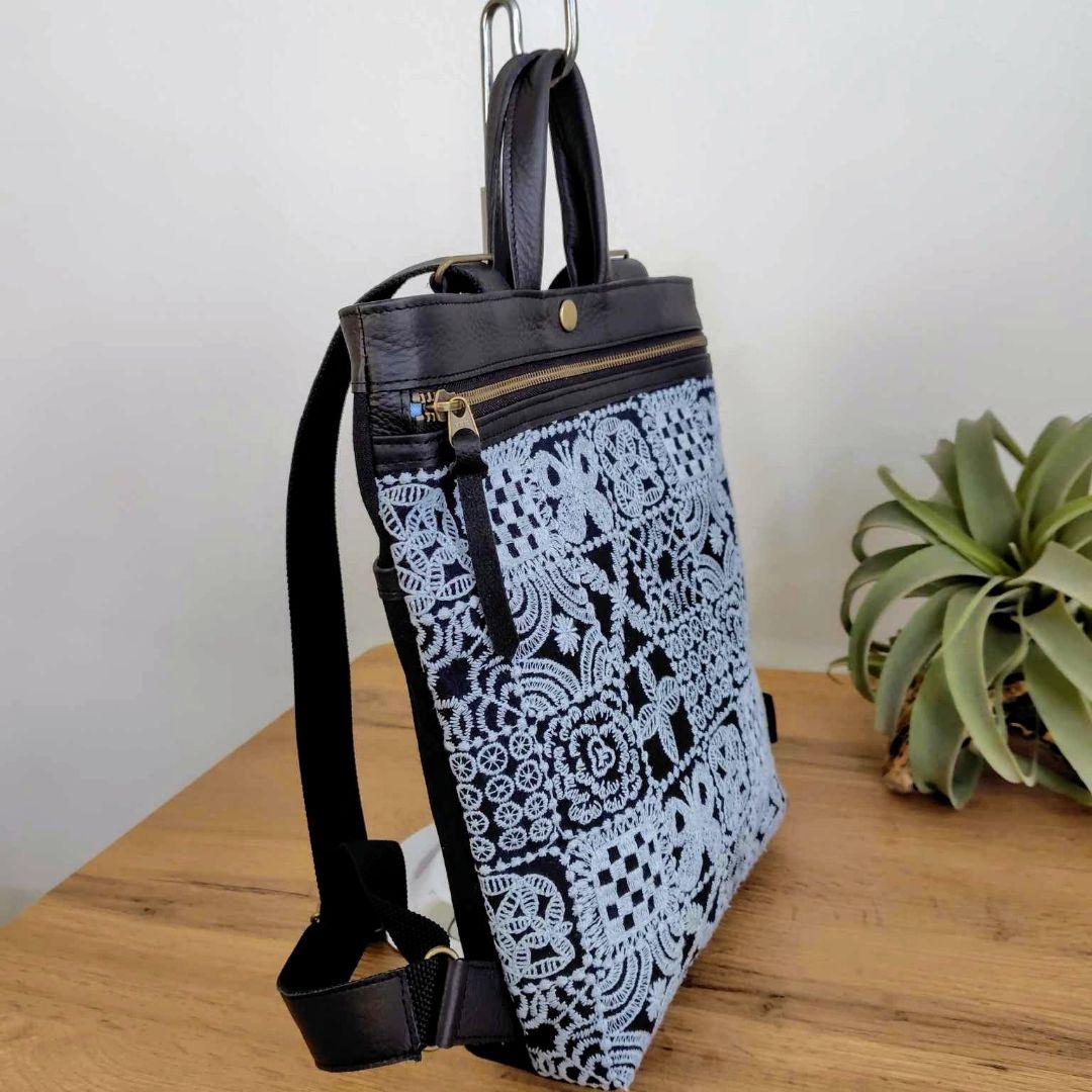 ミナペルホネン/forest tileフォレストタイルグレイ/A４トート2Way