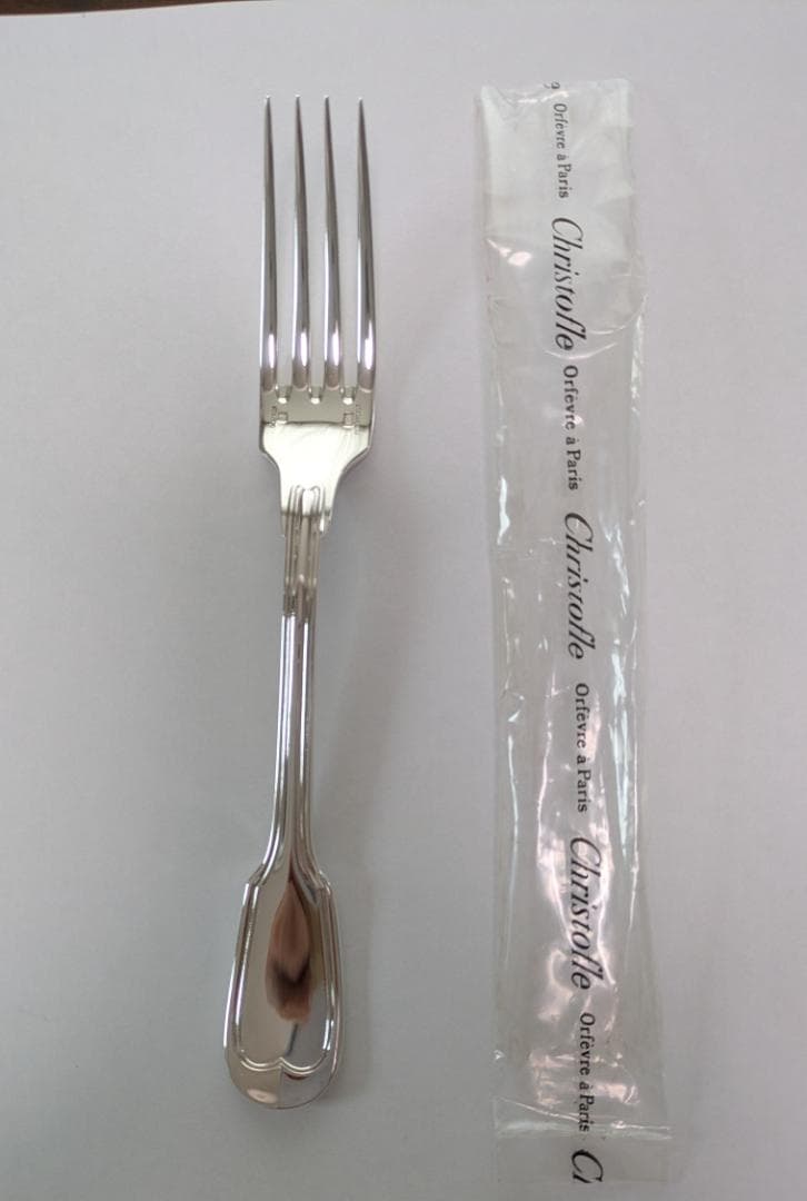 【未使用】クリストフル ナイフ＆フォーク （各２本 計４本）
