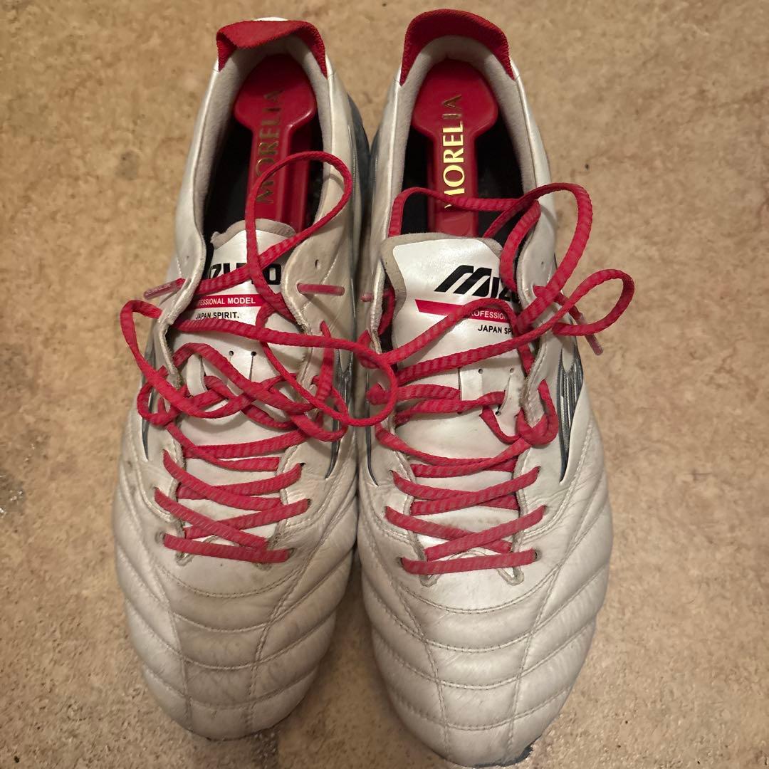 MORELIA NEO サッカーシューズ ホワイト/レッド