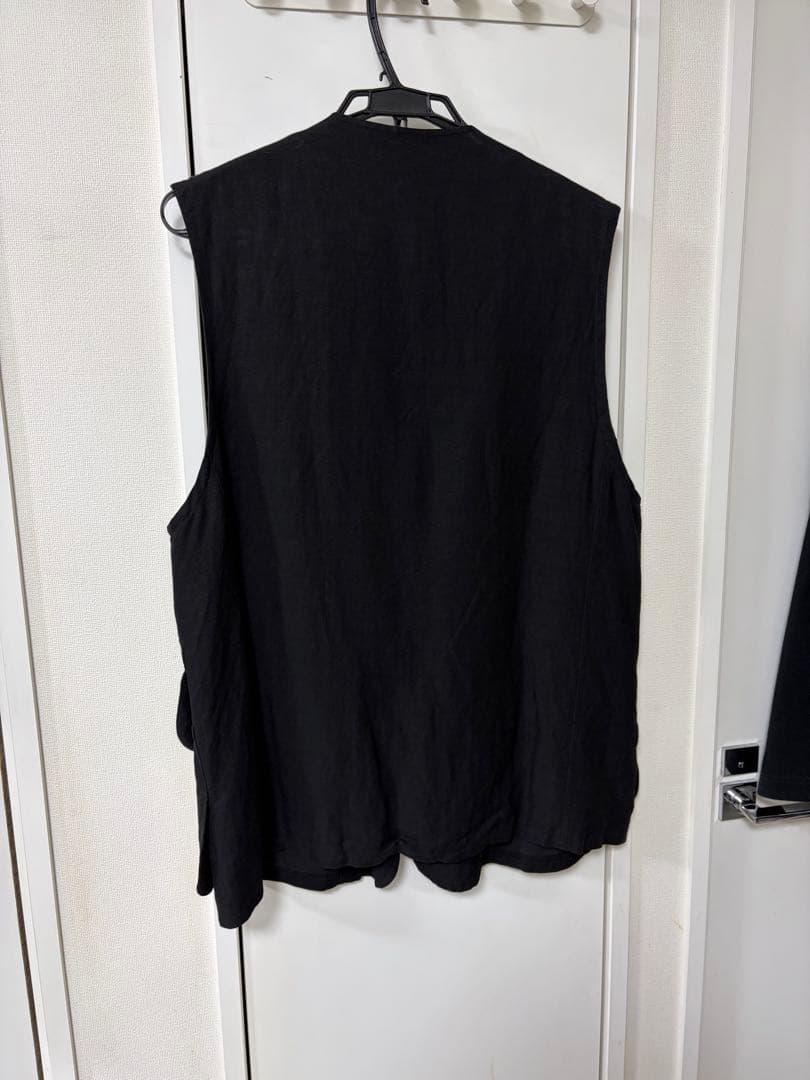 Comoli ヴィスコースリネンハンティングベスト　free size