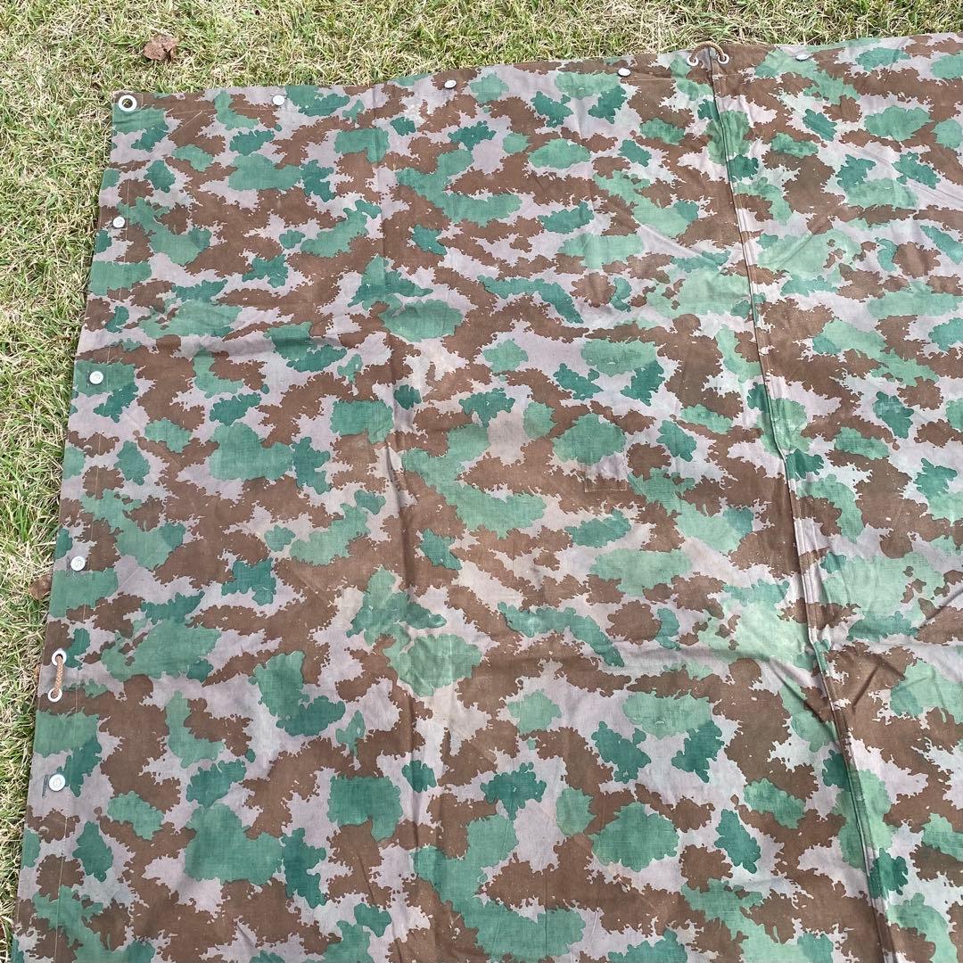 【超レア・状態良】東ドイツ軍　軍幕　フローラルカモ　ブルメンターンカモ　１枚