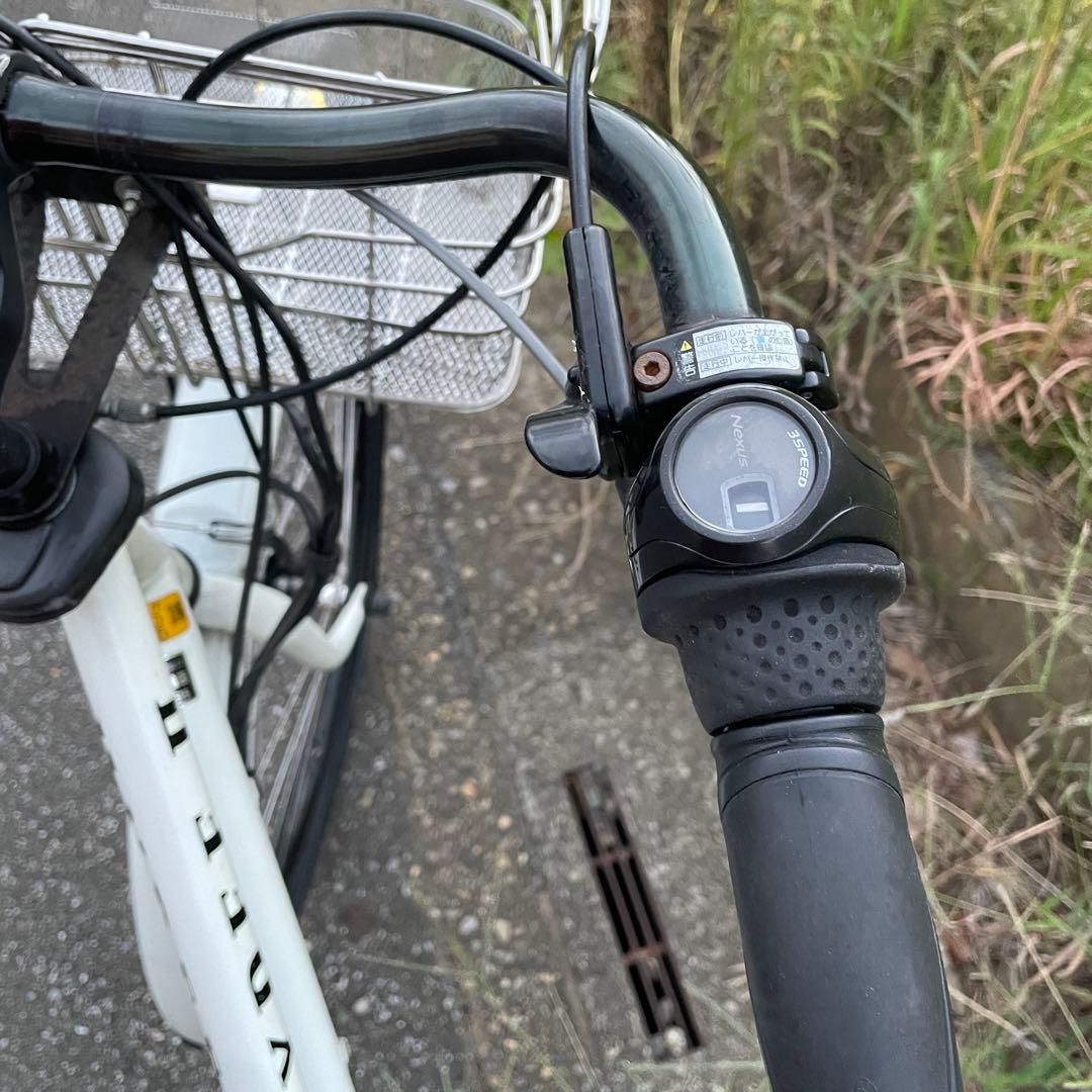 【送料込み】オシャレな白で快速　アシスト領域拡大化もサポート　整備済　埼玉上尾